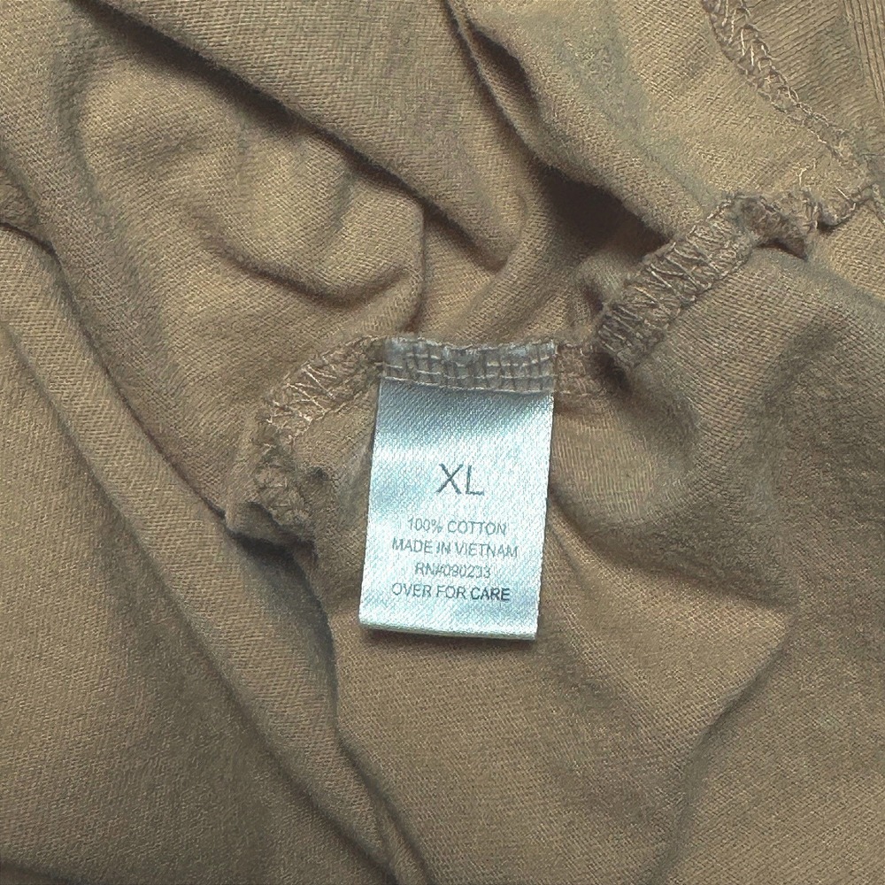 Playboy Golf Hall of Fame Larchmont Long Sleeve T Shirt Tan Mens XL - Picture 6 of 6